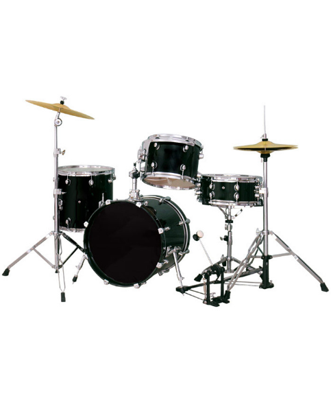 High Grade Lacquer Gradient Acoustic 4-pcs Drum Set