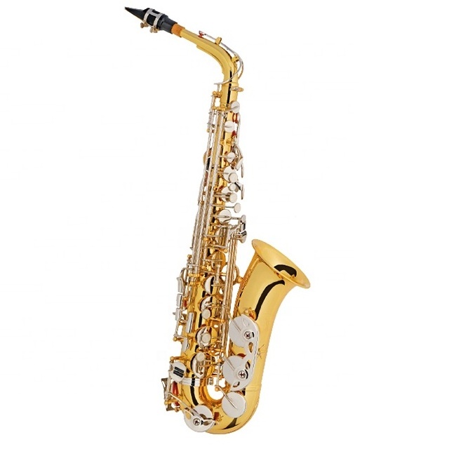 Double Color Brass Alto Saxophone