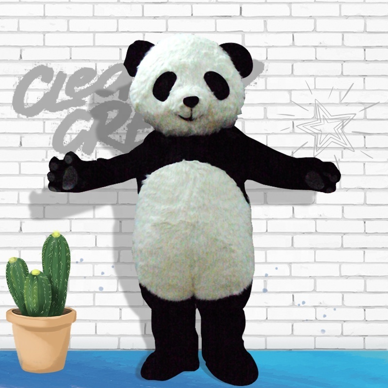 Adult Plush character costume Funny commercial cartoon character Panda mascot costumes