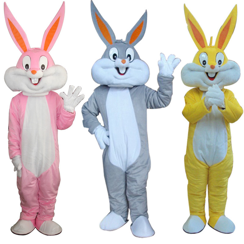 2024 Easter bunny mascot costume Walking cartoon rabbit characters mascot costume