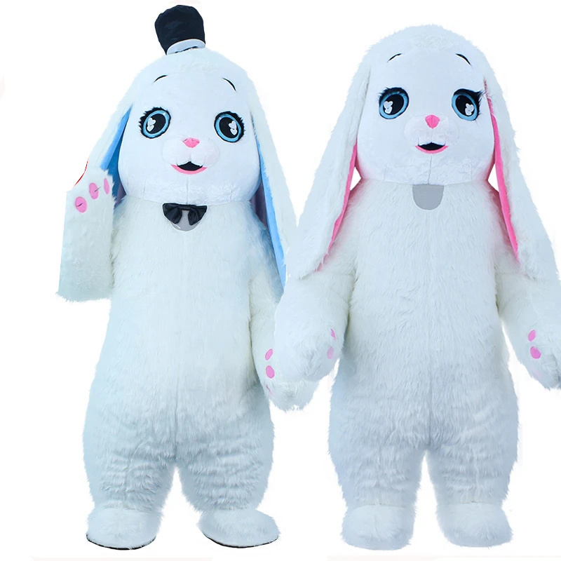 Costume easter adult inflatable rabbit costume  halloween fancu dress cosplay costume