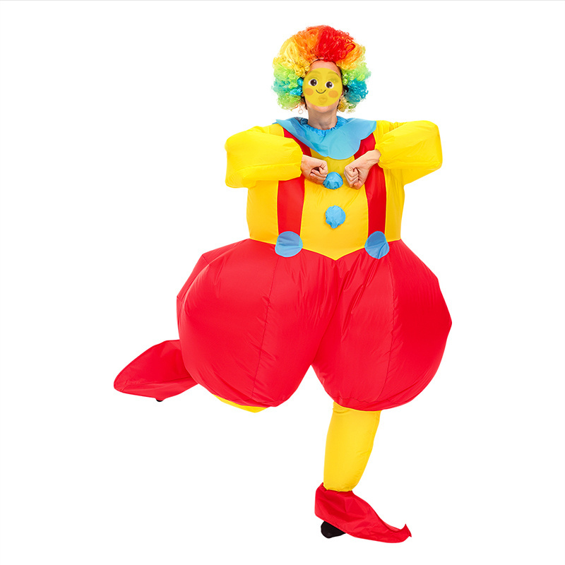 Adult Funny Inflatable Clown costume in advertising holiday Halloween party costume