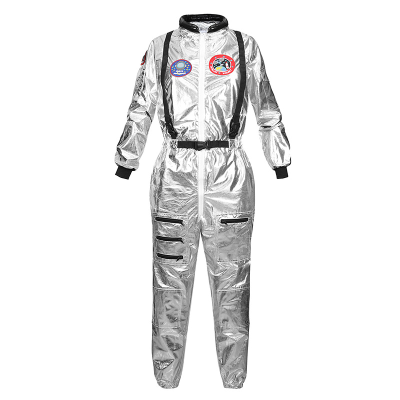 Halloween carnival career cosplay costume Adult astronaut pilot flight uniform costume