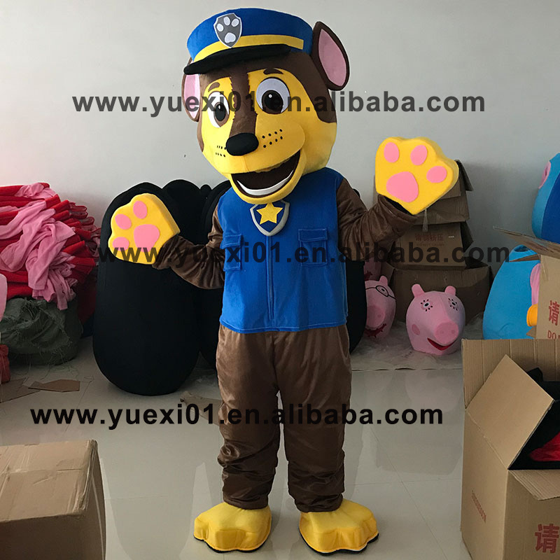 Promotion wholesale paw dog Tv&Movie Cartoon Cosplay party Funny patrol characters Mascot Costumes