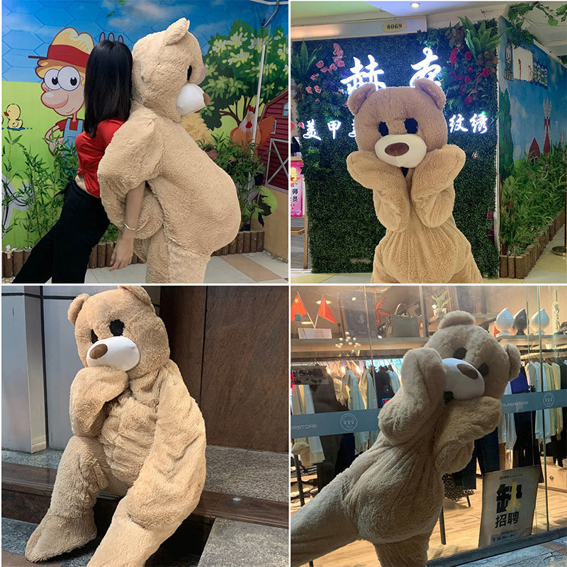 Adult Funny Cartoon Character bear mascot costume novelty special use halloween cosplay costume