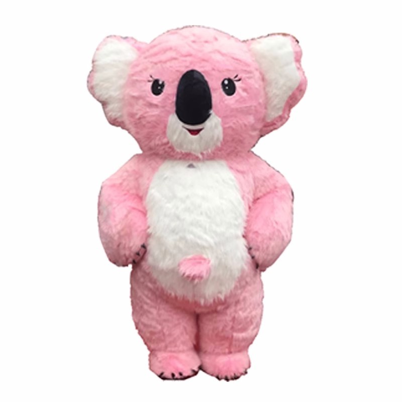 Hot selling real person wearing inflatable mascot costume koala pink bear tiger teddy  bunny  performance promotion cosplay