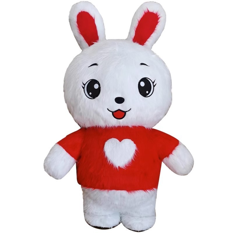 Hot sale Easter Bunny Mascot Costume for sale Customized Adult Rabbit Bunny Mascot