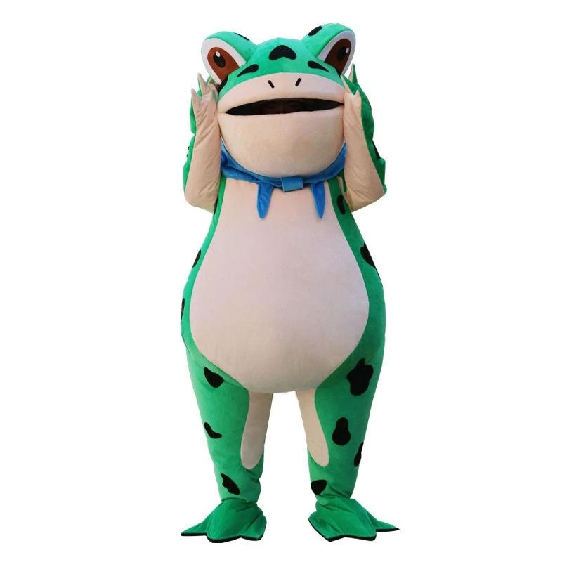 Customized traje de la rana simbok frog mascot costume cartoon character disfraz de rana adulto for adults