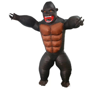 Halloween funny Inflatable Costume in Advertising Mascot Costume Inflatables Gorilla Costume