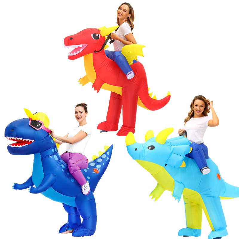 Inflatable Riding Costume funny inflatable shark costume cartoon dragon characters airplane costume