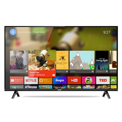 Weier 4K Android TV OEM Smart TV 50 55 65 inch UHD 24 32 40 43 Smart TV LED Televisions