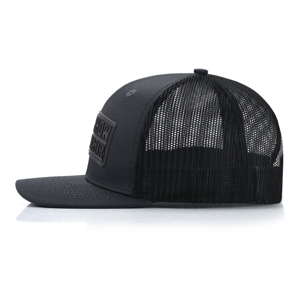 Best Quality Custom 6 Panel Rubber PVC Patch Logo Mesh Richardson 112 Snap Back Truck Cap Gorras Trucker Hats