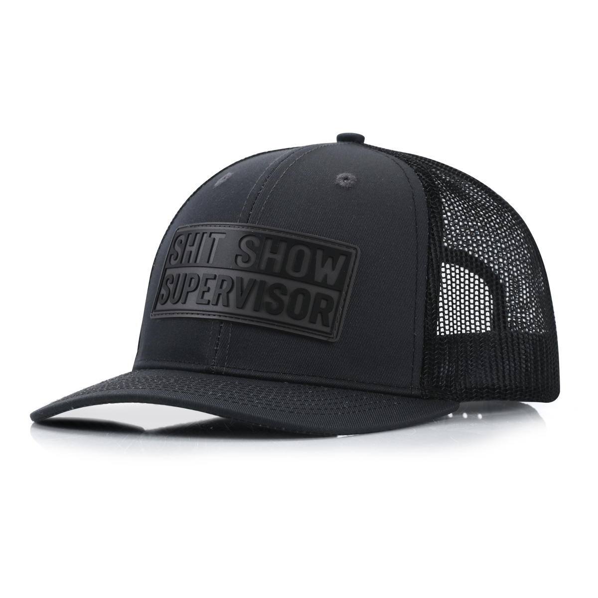 Best Quality Custom 6 Panel Rubber PVC Patch Logo Mesh Richardson 112 Snap Back Truck Cap Gorras Trucker Hats