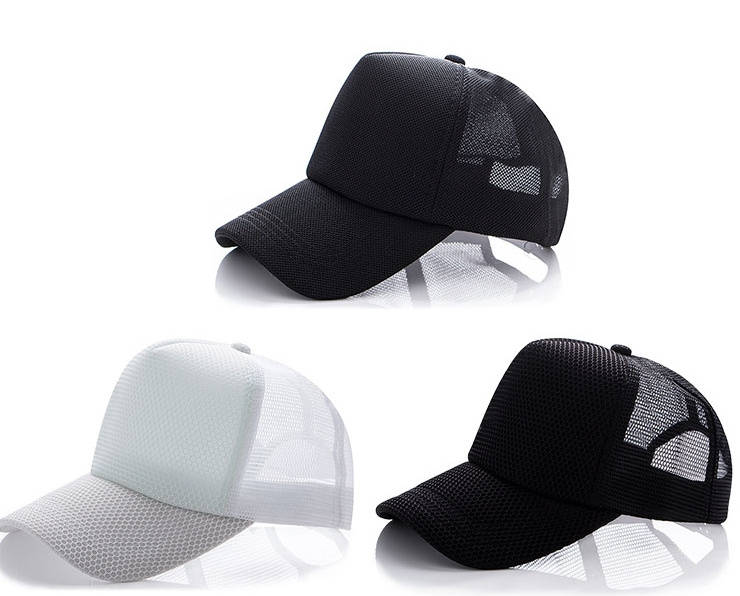 100% Polyester Custom Men Women Hat Plain Sports Fashion mesh trucker Hat Baseball Cap