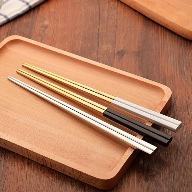 Korean dinnerware brands cheap stainless steel korean spoon and chopsticks