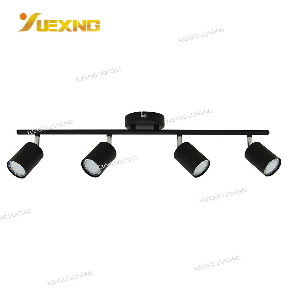 Indoor Round Cylinder Double Head Surface Mounted Metal Wholesale Classical LED GU10 Spot Ceiling Light