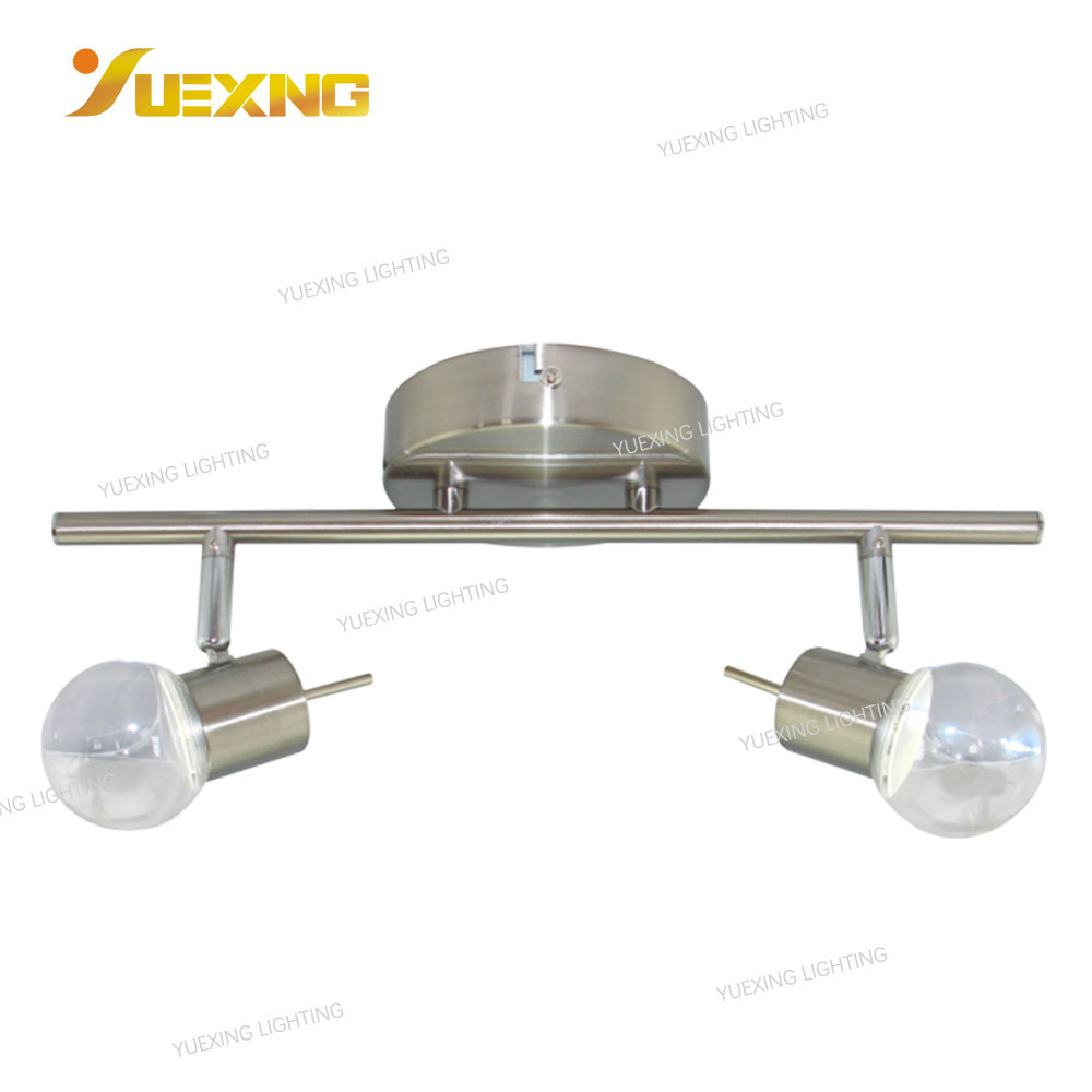 Good quality cheap price led satin nickel iron ceiling spot light