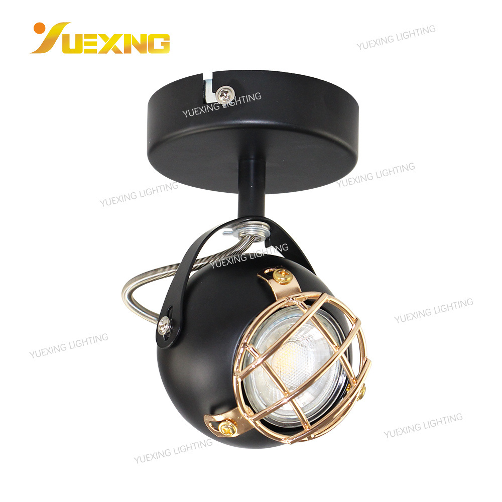 Light Fixture GU10 Holder Custom  Brass Black Down light LED Spot Light