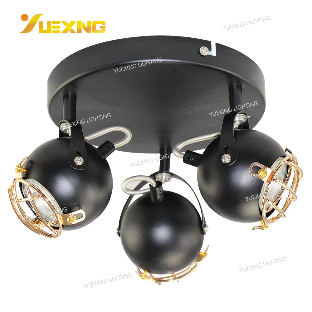 Light Fixture GU10 Holder Custom  Brass Black Down light LED Spot Light