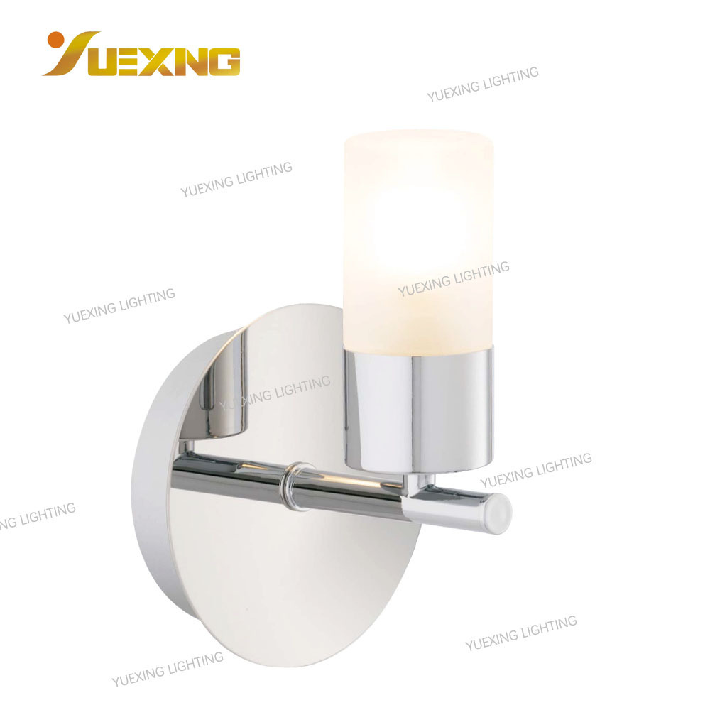 surface mounted adjustable IP44 bathroom spot light wall lamp G9 LED bulb chrome finished round ceiling wall light