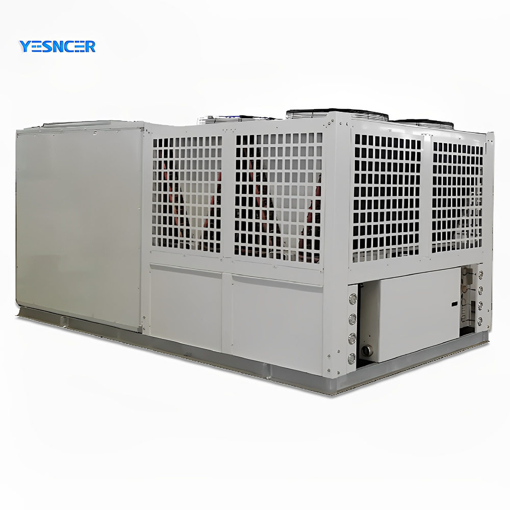 T3 variable frequency air-cooled 20-ton rooftop complete unit rooftop air conditioner including functional sections