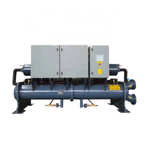 CE Certified Low Noise Screw Compressor Water Cooled Chiller Home Restaurant Use Pump Core Component-for Manufacturing Plants