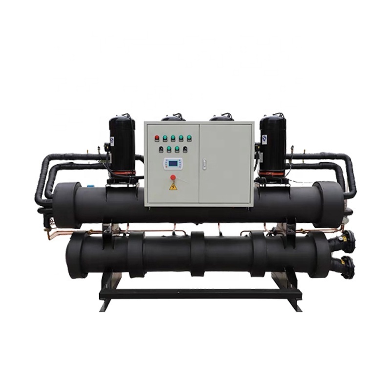 CE Certified Low Noise Screw Compressor Water Cooled Chiller Home Restaurant Use Pump Core Component-for Manufacturing Plants