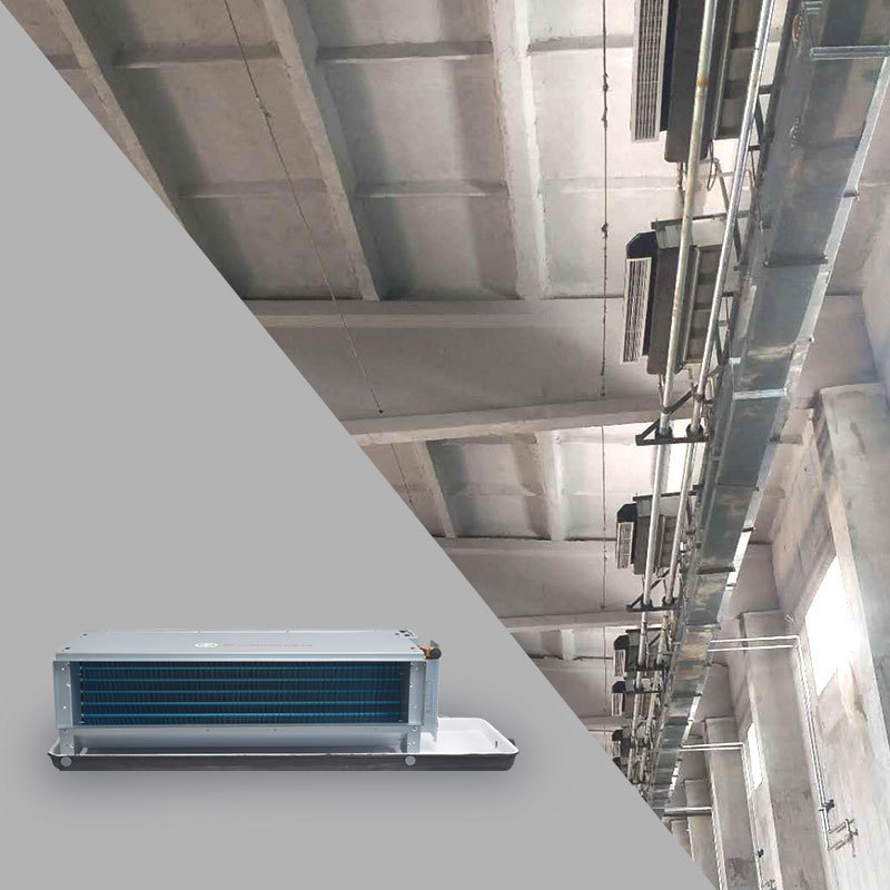 Air conditioner ceiling cassette Ceiling concealed fan coil unit price for HVAC air conditioning