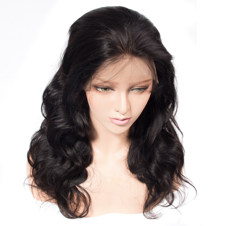 Natural color Transparent Perruque Lace Front Wigs Body Wave Human Hair 100% Virgin Unprocessed Cheap Hair Pieces and Wigs