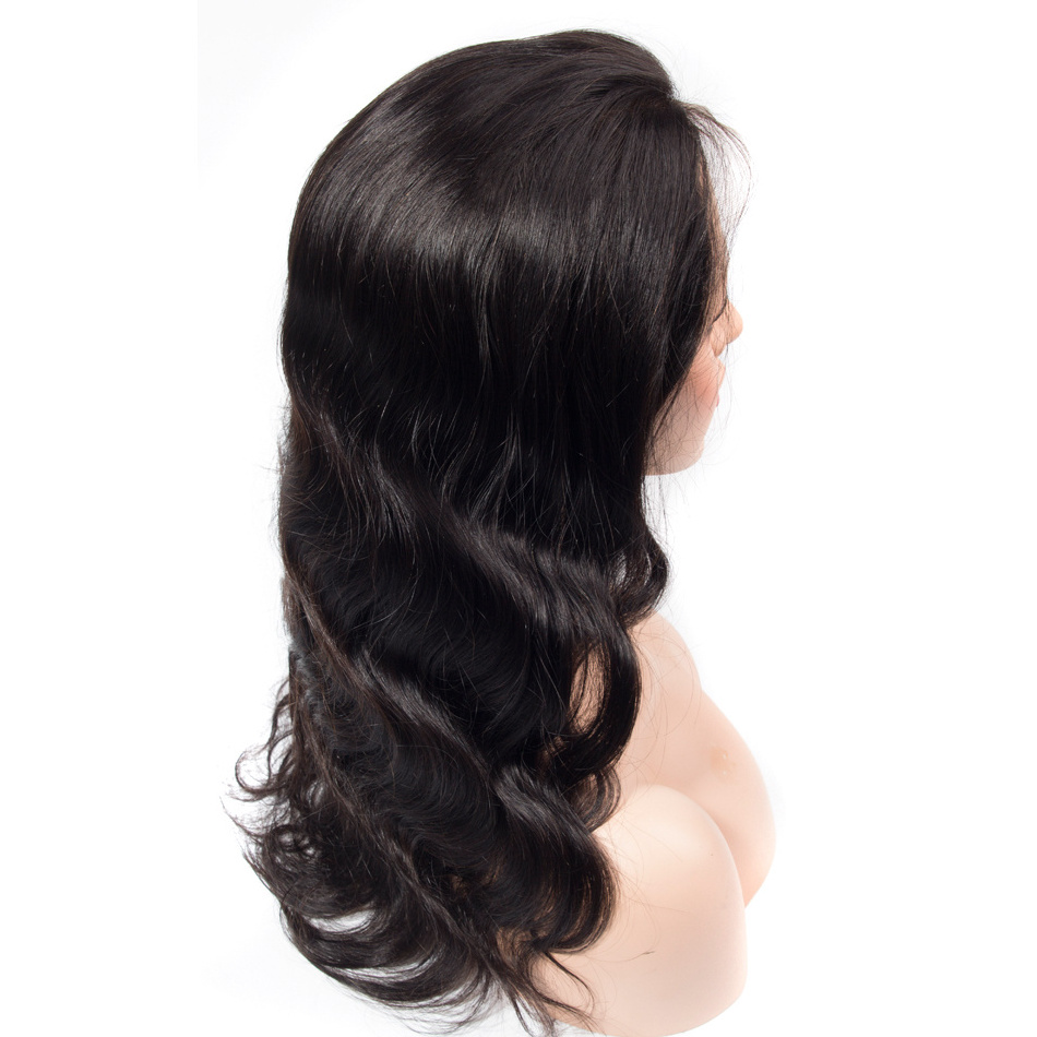 Natural color Transparent Perruque Lace Front Wigs Body Wave Human Hair 100% Virgin Unprocessed Cheap Hair Pieces and Wigs