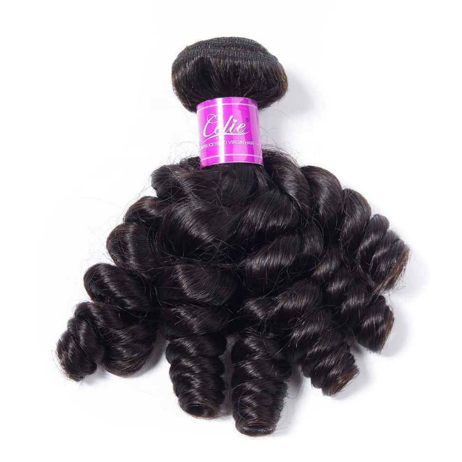 Human Hair for Women Good Quality Bouncy Funmi Hair Bundles Raw Indian Unprocessed Cuticle Aligned Virgin Hair Bundles