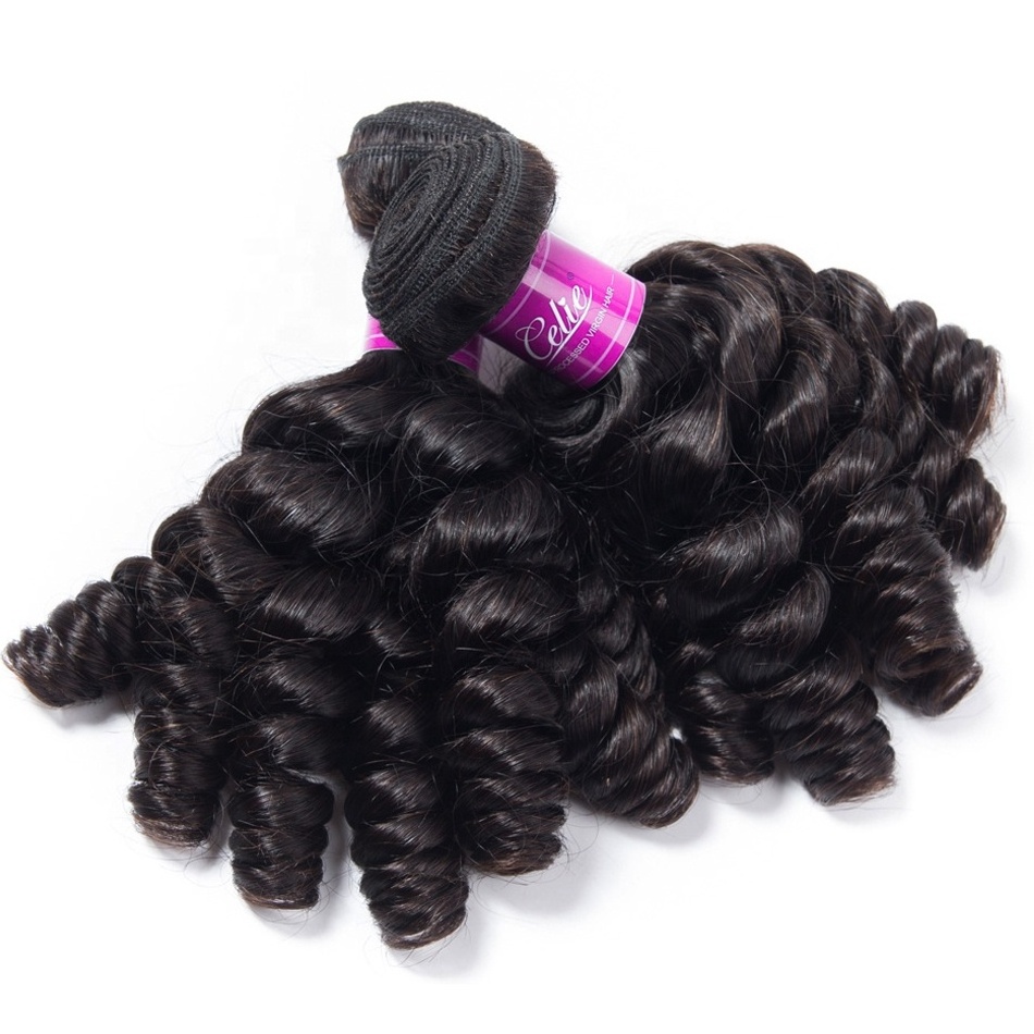 Human Hair for Women Good Quality Bouncy Funmi Hair Bundles Raw Indian Unprocessed Cuticle Aligned Virgin Hair Bundles