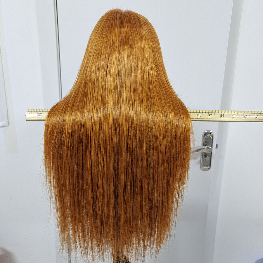 Hot Selling 350 Ginger Color Body Wave 13x4 Frontal HD Lace Wig Glueless Wig Wholesale