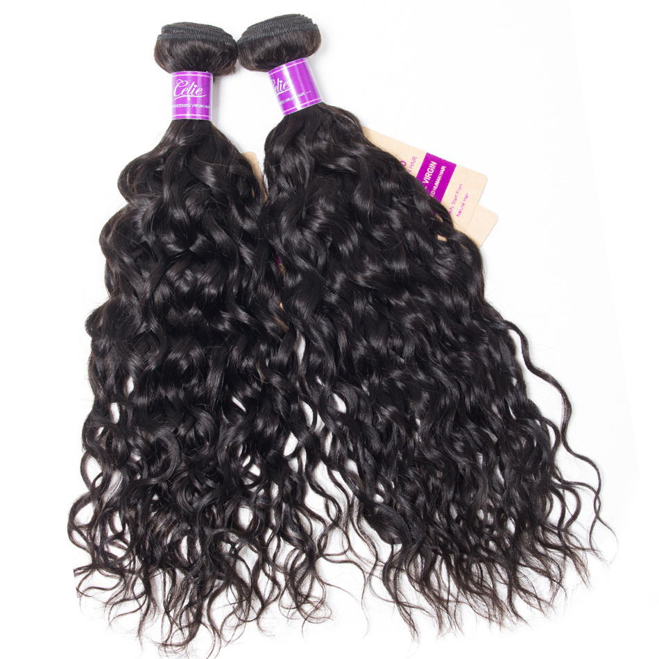 Wholesale Indian Virgin Hair Vendors Alipearl Water Wave Human Hair Extension Weave Bundles Free Sample Hair Bundles