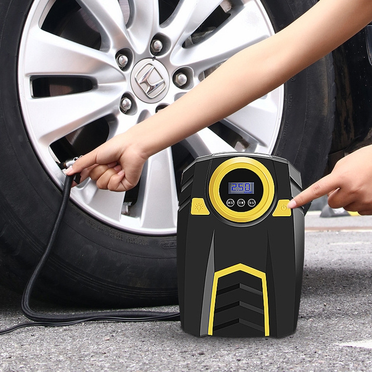 wall mounted tire inflator air compressor 12v tyre pump car tyre pump car air pump