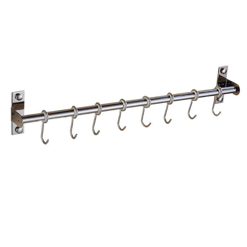 Factory Supply Wall Mounted Kitchen Accessories Stainless Steel Metal Hook