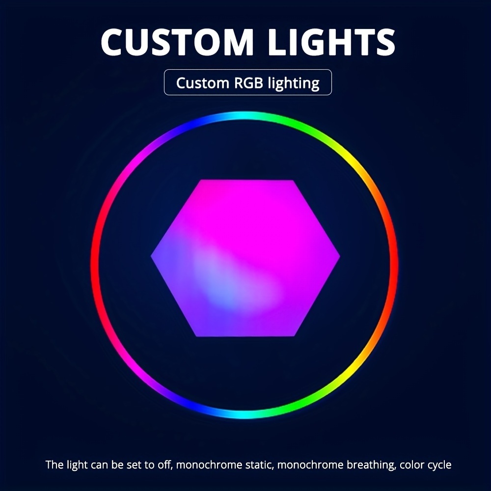 DIY Hexagon LED Lights APP Control Panel Remote Control Smart Home Wall Lamp Gaming RGB Night Lights