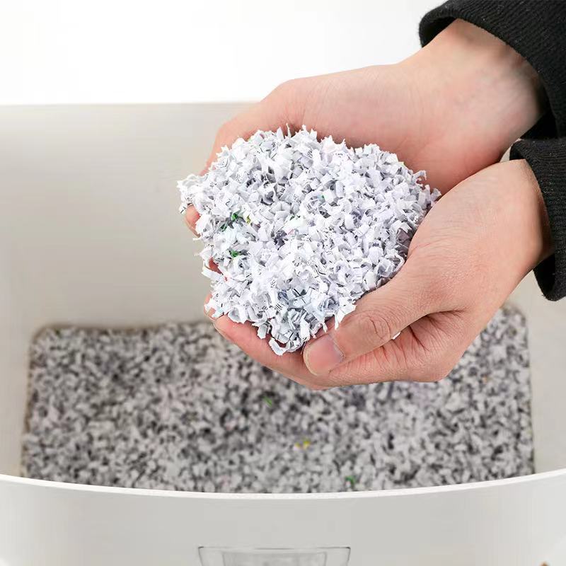 Plastic Paper Shredder, 8 sheet (A4) Micro cut 3x9mm,Light Duty Shredding machine for Home & Office