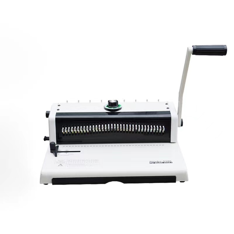 office  Factory TD-13 3:1  metal Spiral Double Coil Binding Machine Wire O Book 10 holes Binding Machine for a4 paper