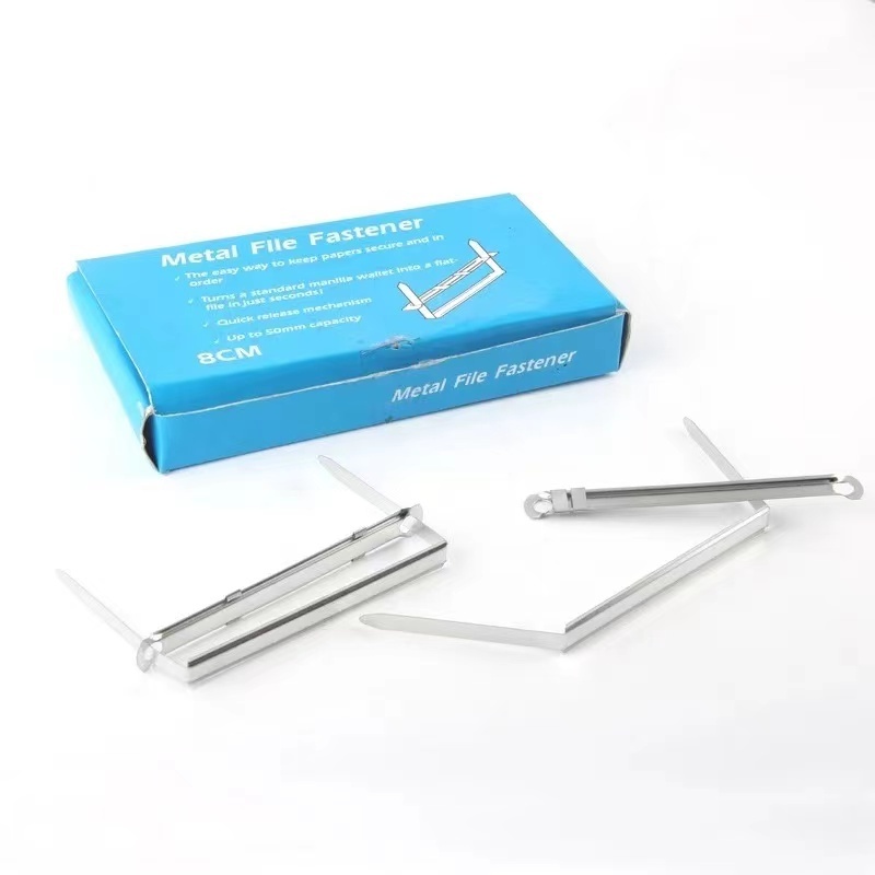 office supplies Functional Sliver Metal Snake Clip Metal And Plastic Snake Clip/Spring File Clip/Paper Fastener