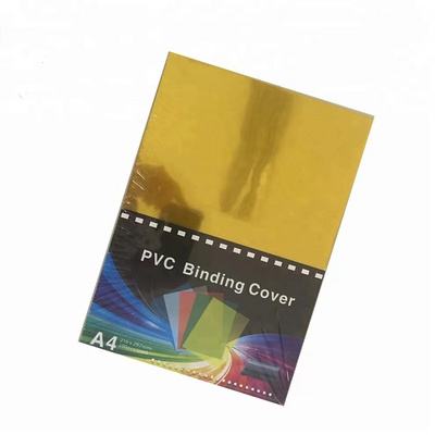 PVC office Stationery Film PVC Clear Sheet Binding Cover Sheet A3 A4 COLOR binding cover