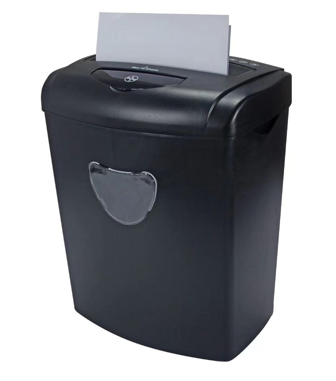 Plastic Paper Shredder, 8 sheet (A4) Micro cut 3x9mm,Light Duty Shredding machine for Home & Office