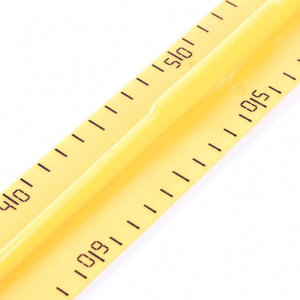 african school 100cm 1 meter 39inches plastic straight scribing cutting ruler with handle