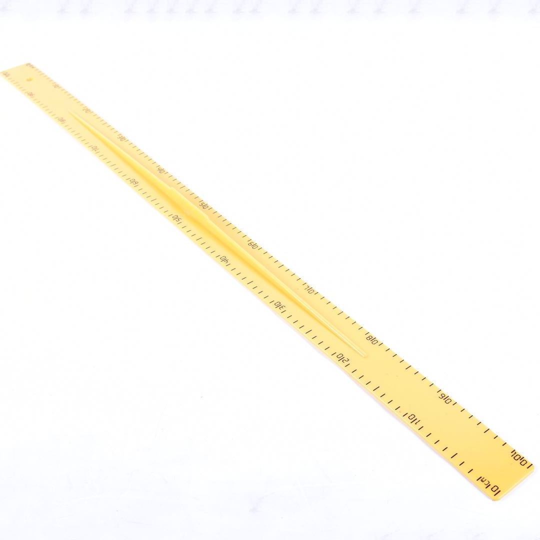 african school 100cm 1 meter 39inches plastic straight scribing cutting ruler with handle