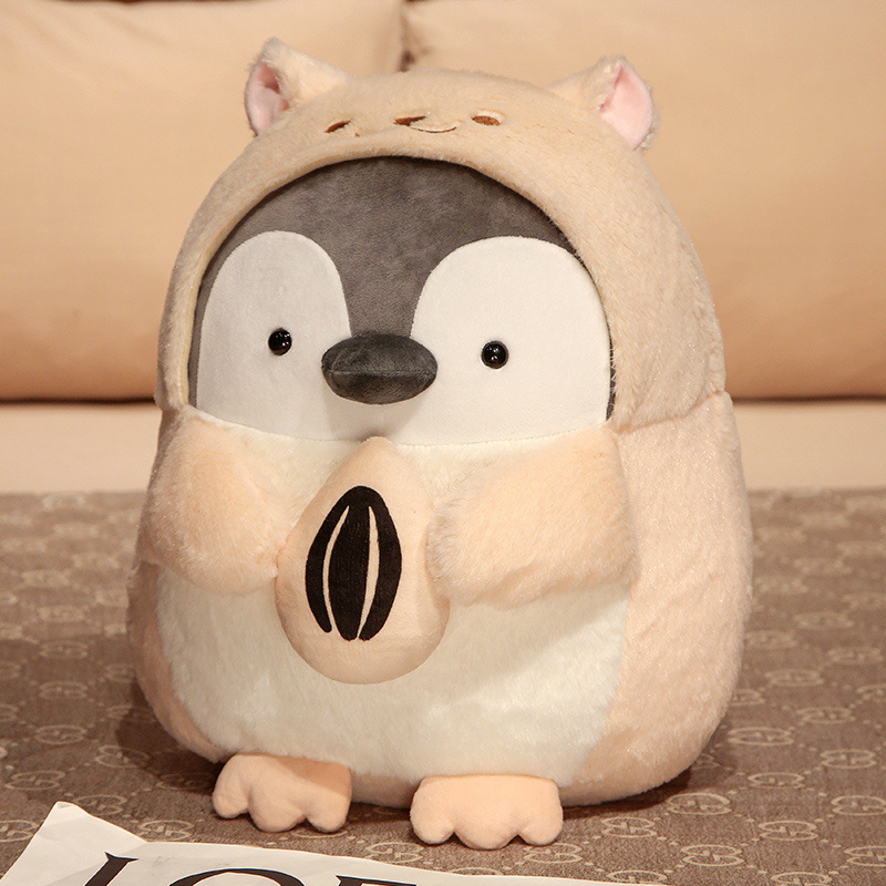 T050 anime stuffed plush penguin sea animal cartoon pillows for sleeping comfortable dolls