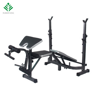 weightlifting bed household integrated push bench foldable deep squat stand push bench