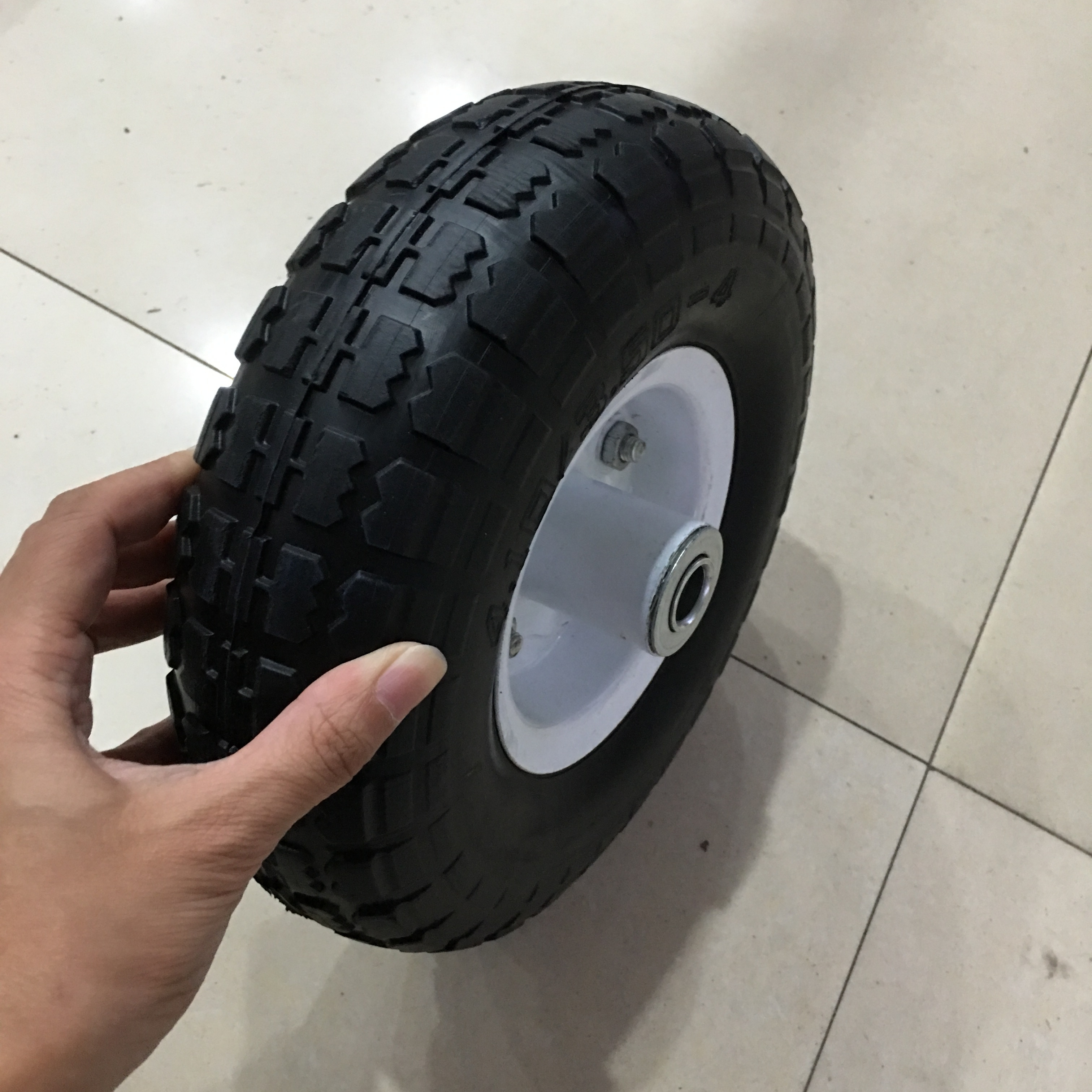 10x3.50-4 inch solid rubber wheel,solid tyre