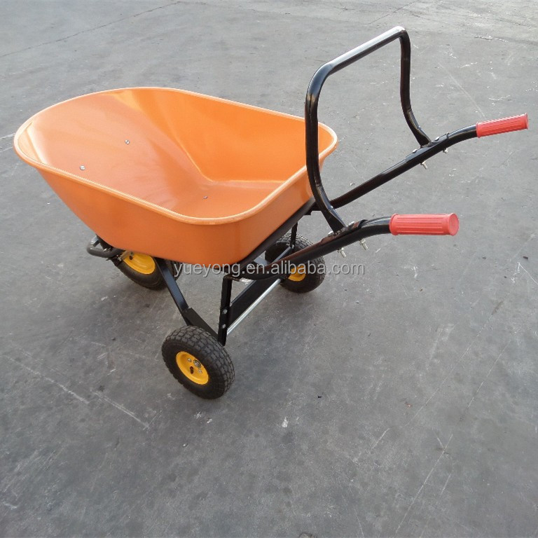 Three wheels wheelbarrow dual purpose wheelbarrow