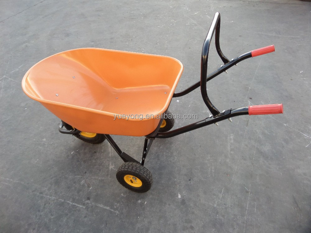 Three wheels wheelbarrow dual purpose wheelbarrow