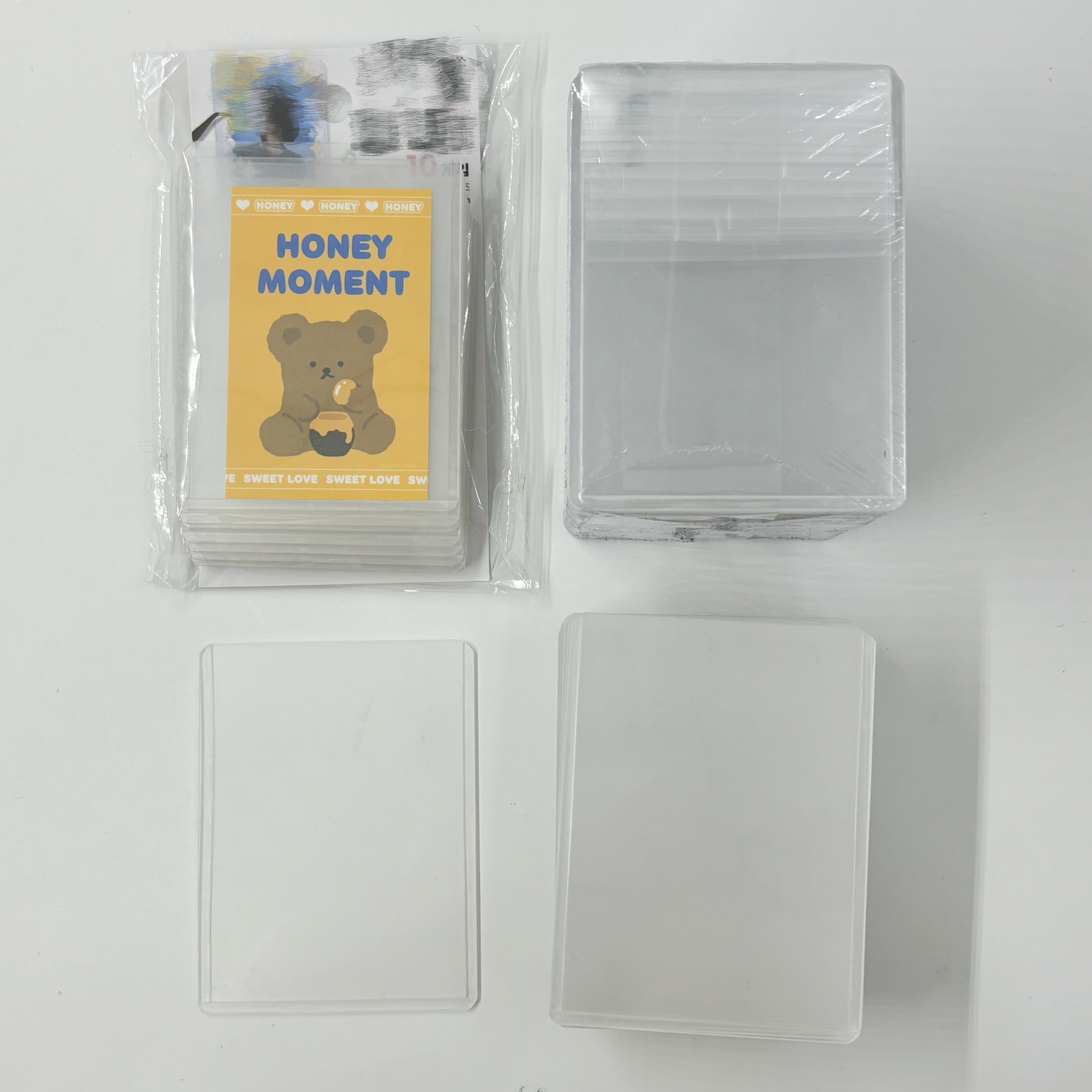 35pt Ultra Clear Transparent poster Comic Book trading Card Case Cover Sleeves pocket Top Loader 3x4 toploader